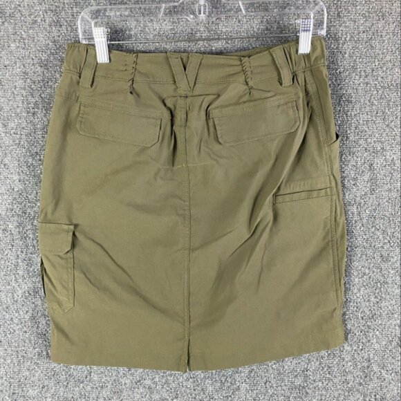 Duluth Trading Skort Women's Size 8 Nylon Blend Outdoors Cargo Green - Picture 2 of 6